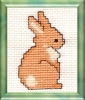 cross stitch bunny