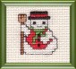 snowman christmas cross stitch